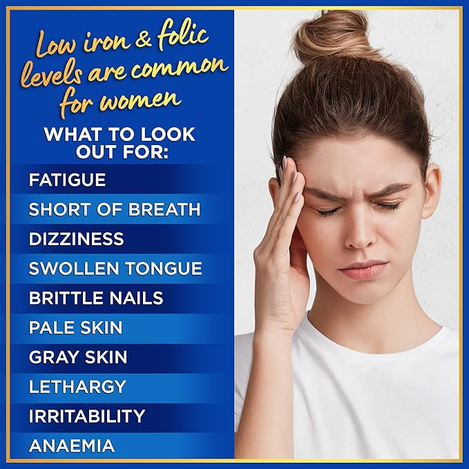 WINDSOR BOTANICALS Iron Supplement and PMS Relief Bundle for Women