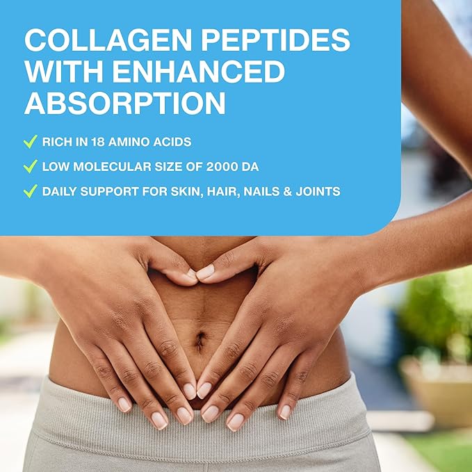 Mobility Collagen Peptides Powder - Glucosamine Chondroitin Hyaluronic Acid &amp Liposomal Vitamin C Joint Bone &amp Cartilage Support Grass-Fed Type I &amp III Keto &amp Paleo 28 Servings 11.8