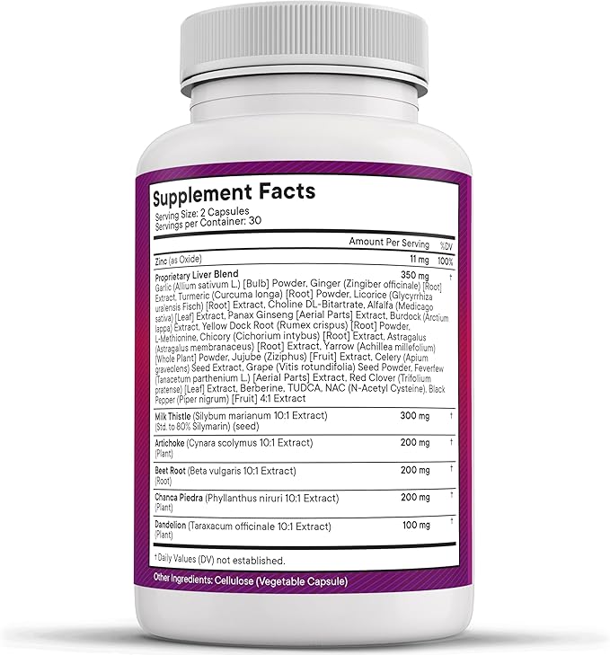 NEW AGE Milk Thistle NAC Chanca Piedra Beet Root Artichoke Dandelion Root Astragalus - Plus TUDCA &amp Ginger - 60 Count