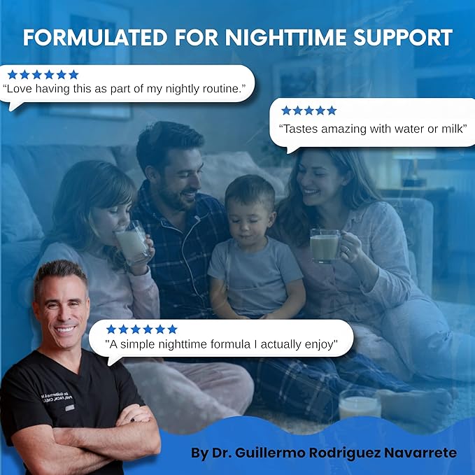 NutriDinner by Nutrillermo | Grass-Fed Collagen Protein Powder | Collagen with Magnesium B-Vitamins | Collagen Supplement for Sleep and Recovery (149 Vanilla)