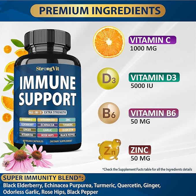 Magnesium Complex &amp Immune Support Bundle (120 Capsules)