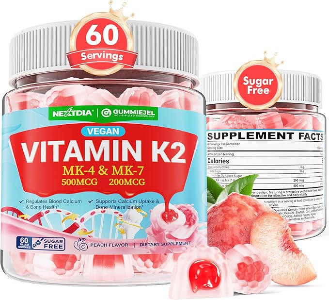 Bundle: Vitamin C + D3 + Zinc Gummies for Adults 50 + &amp Vitamin K2 Gummies