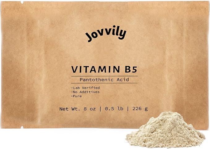 Vitamin B5 - Pantothenic Acid - 8 oz - D-Calcium Pantothenate - Always Pure - No Fillers Or Additives