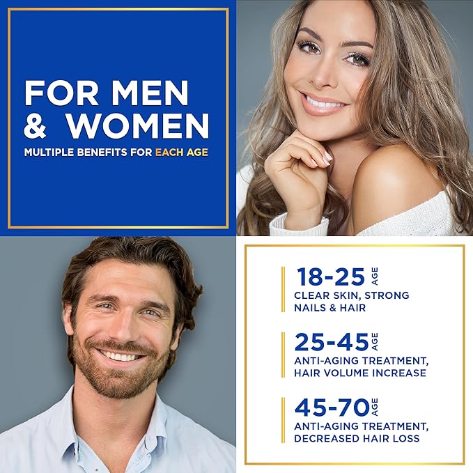 Vegan Collagen for Women and Men - Organic Superfood Amino Acids Glycine Lysine Proline for Healthy Skin Hair Nails - Plant-Based Collagen Booster Supplements - 60 Gluten-Free Vegetarian Pills