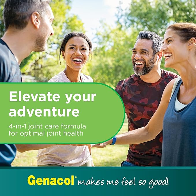 Genacol Optimum – Glucosamine Chondroitin MSM and Ultra-Hydrolyzed Collagen Tablets Maintains Healthy Joints Protects &amp Lubricate Cartilage 90 Tablets (30-Day Supply)