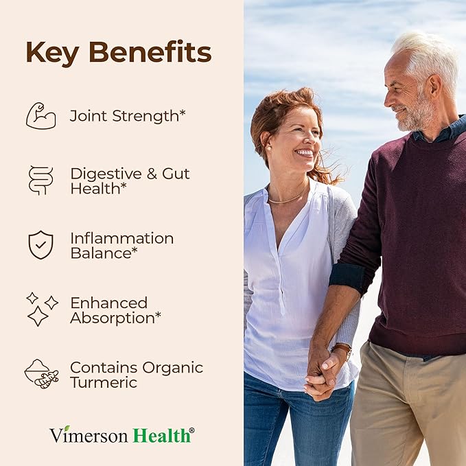 Joint Support Bundle – 2-Pack Organic Turmeric Supplement with 95% Curcuminoids + 65% Boswellia Extract Ginger Root &amp Black Pepper (BioPerine) + Vegan Glucosamine Chondroitin MSM – 60 + 90 Capsul