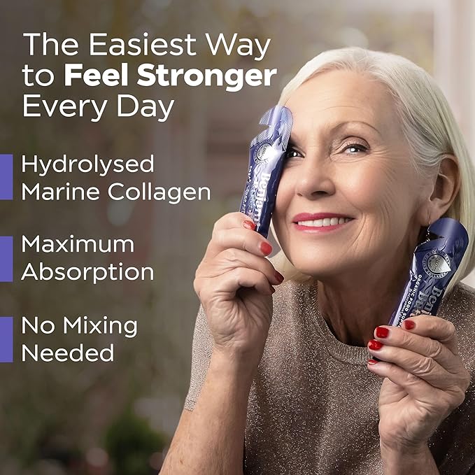 12000mg Marine Collagen Liquid Shots| Hydrolyzed Marine Collagen Peptides w/Hyaluronic Acid &amp Vitamin C for Skin Hair &amp Joints | Berry Black Currant Flavor 14 Servings 30ml