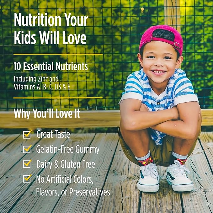 Nordic Naturals Nordic Berries Cherry Berry - 120 Gummy Berries - Great-Tasting Multivitamin for Ages 2+ - Growth Development Optimal Wellness - Non-GMO Vegetarian - 30 Servings