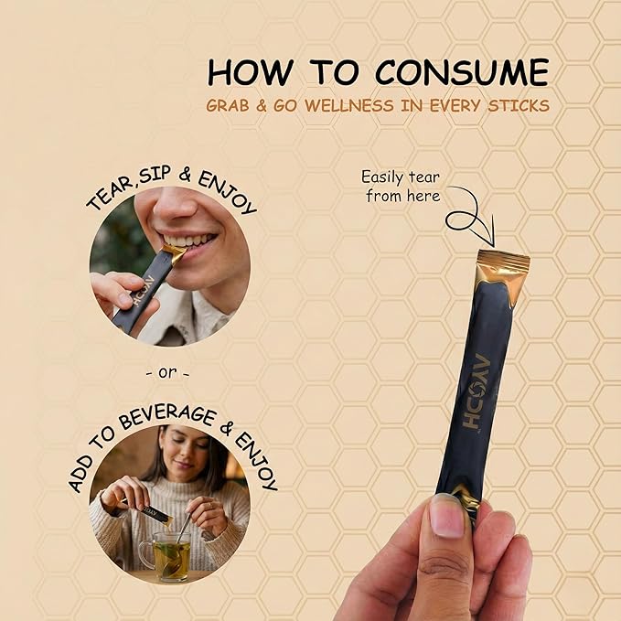 Himalayan Shilajit Honey Sticks with Natural Honey Strawberry Flavor – 30 Count 75%+ Fulvic Acid 85+ Trace Minerals Easy Single-Use Energy &amp Immunity Support