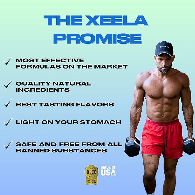 XEELA Plant Based Vegan Protein Powder - Independently Tested - 25g High Protein Pea Protein for Men &amp Women - Vitamins &amp Minerals Non GMO Dairy &amp Gluten Free LowCarb &amp LowFat (Pea
