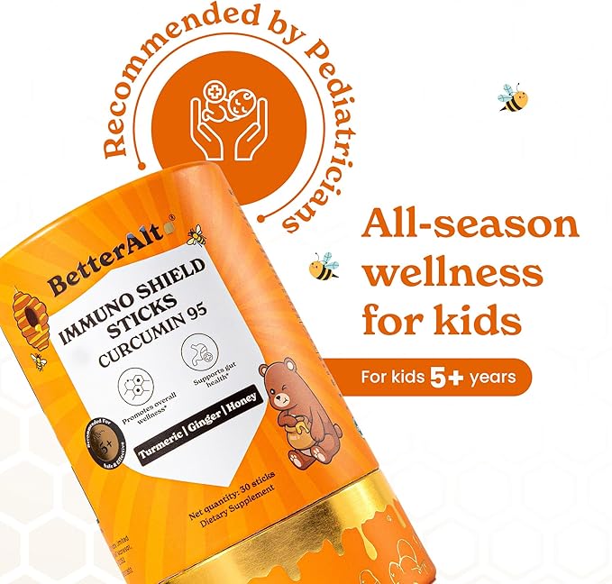 Better Alt Immuno Shield Curcumin Honey Sticks