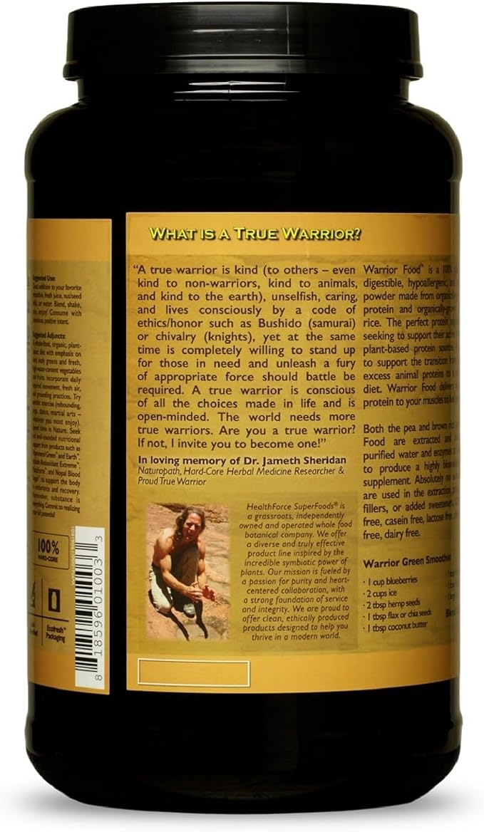 Warrior Food Natural Protein Powder - 1000 g - V3.0