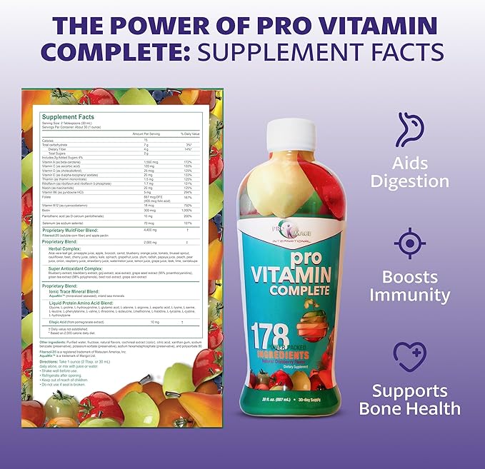 Pro Vitamin Complete Liquid Vitamin - 1-30 Oz Bottle