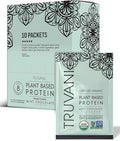Truvani Vegan Pea Protein Powder | Mint Chocolate | 20g Organic Plant Based Protein | Single Serving Travel Packets | 10 Servings | Keto | Gluten &amp Dairy Free | Low Carb | No Added Sugar