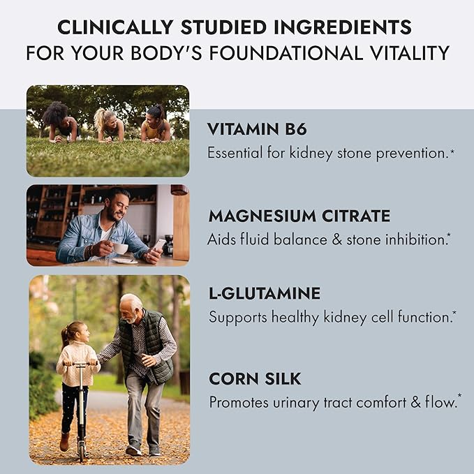 Herbal Wellness Supplement with Vitamin B6 Magnesium &amp Cornsilk – Daily Nutritional Support – 120 Capsules (60 Servings)