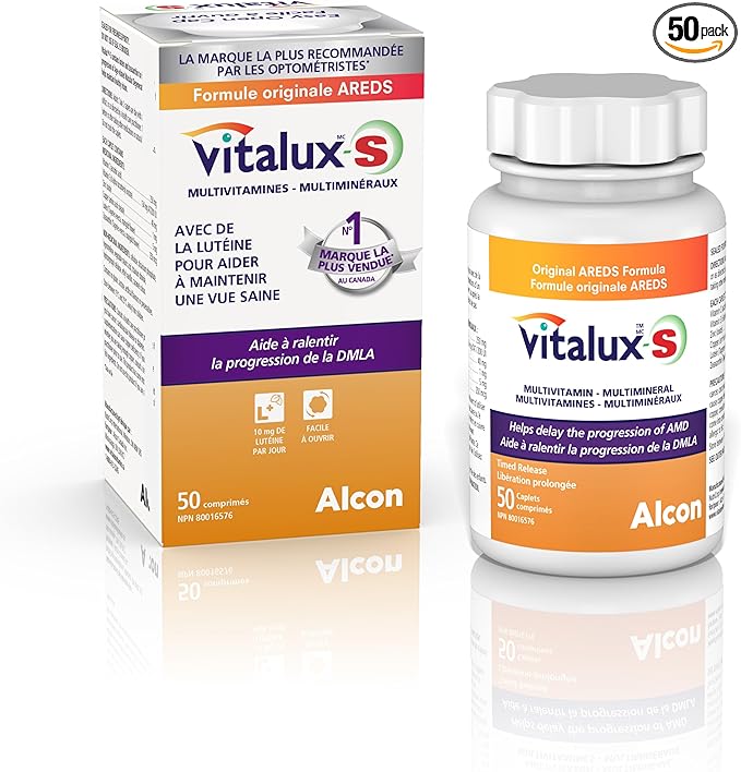 Vitalux-s (Smokers Areds Formula - No Beta Carotene) 50 Time Release Caplets