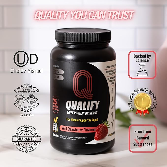 Dark Chocolate Fudge + Wild Strawberry Whey Protein Powder Bundle - Gluten-Free 24g &amp 25g Protein