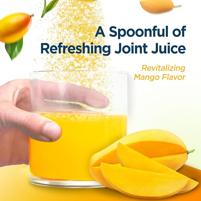 Univera RegeniCARE Canister Glucosamine Chondroitin MSM Univestin Restores Cartilage Supports Joint Comfort + Mobility + Flexibility 30-Day Supply (Mango Flavor)