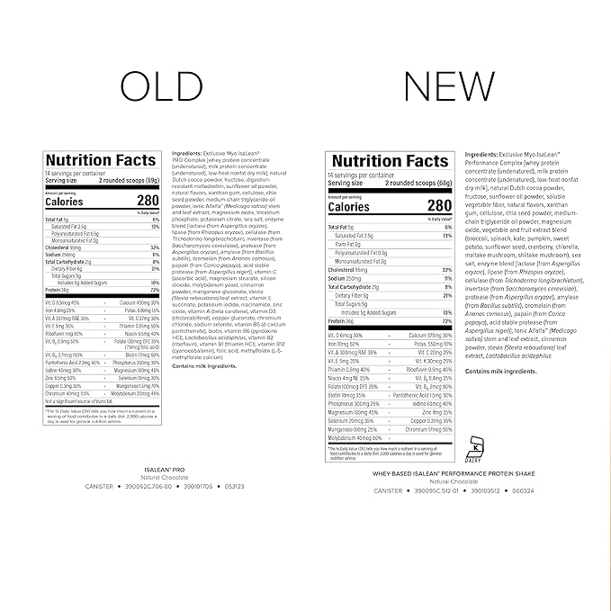 IsaLean Performance Protein Shake - Meal Replacement Shake with 36g of Protein - Helps Support Lean Muscle Building and Weight Management - Enriched with 24 Essential Vitamins and Minerals - 33.6 oz -