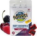Mushroom Sleep Gummies Melatonin-Free Restful Sleep &amp Stress Relief Support with Reishi Tremella Turkey Tail Magnesium Chamomile Get Down Gummies - 30 Servings