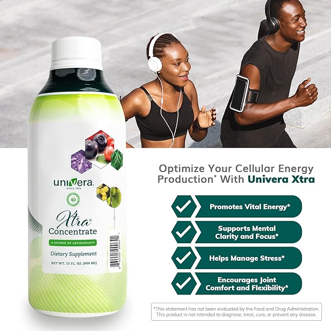 Xtra Concentrate Vitamin B Complex Vital Energy 15 All-Natural Ingredients Manage Stress Improve Joint Health Enhanced Antioxidant Protection Liquid 30-Day Supply 33oz Bottle