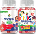 SUNNY SAM Magnesium Gummies for Kids &amp Magnesium Gummies for Adults - 500mg - Calm Magnesium Chews - Magnesium Citrate Chewable Supplement for Mood &amp Muscle Support