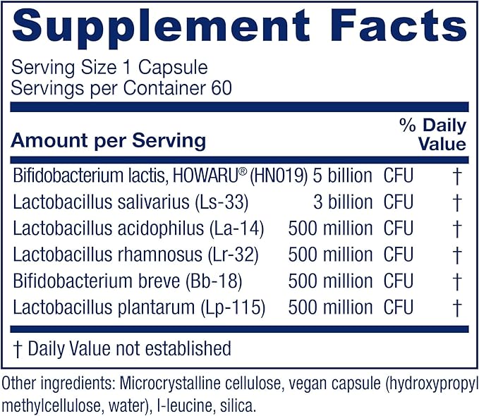 Vitanica Flora Symmetry Shelf Stable Probiotic Supplement Dr Formulated Probiotics for Women Probiotics for Men and Adults Acidophilus Probiotic Non-GMO Vegan 60 Capsules