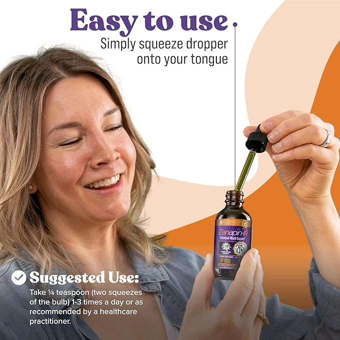 + Zenapin-IR - Support Sleep + Calm - Liquid Delivery for Better Absorption - Chamomile Melatonin Ashwagandha Kava Kava Hops Valerian &amp More!