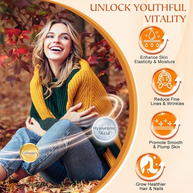 NATURE TARGET Multi-Collagen-Peptides-Powder for Joint Support Hydrolyzed Collagen for Women Men with MSM + GC Type I II III V X Collagen for Skin Hair &amp Nail Non-GMO 35 Servings