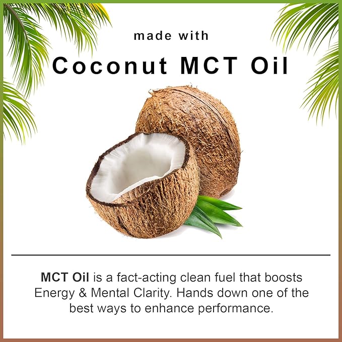 Smarter Energy Pills 200mg Caffeine &amp Coconut MCT Oil with Maca Root 50 Liquid Softgels