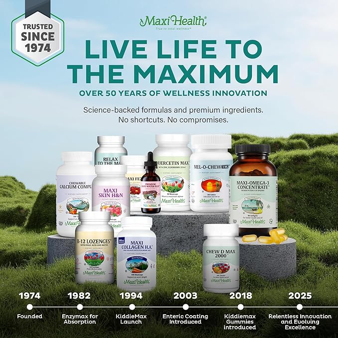 Maxi Health Multivitamin – Easy to Swallow Multi Vitamin Capsules with 30 Nutrients Iron &amp Probiotics – Kosher Daily Multivitamins Small Capsules for Wellness Support &amp Digestive Ease (120 Un