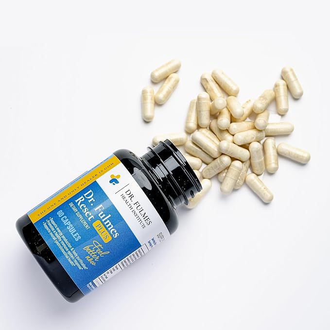 Dr. Fulmes Reset Capsules - Dietary Supplement for Energy Management Immune &amp Digestive Health Support