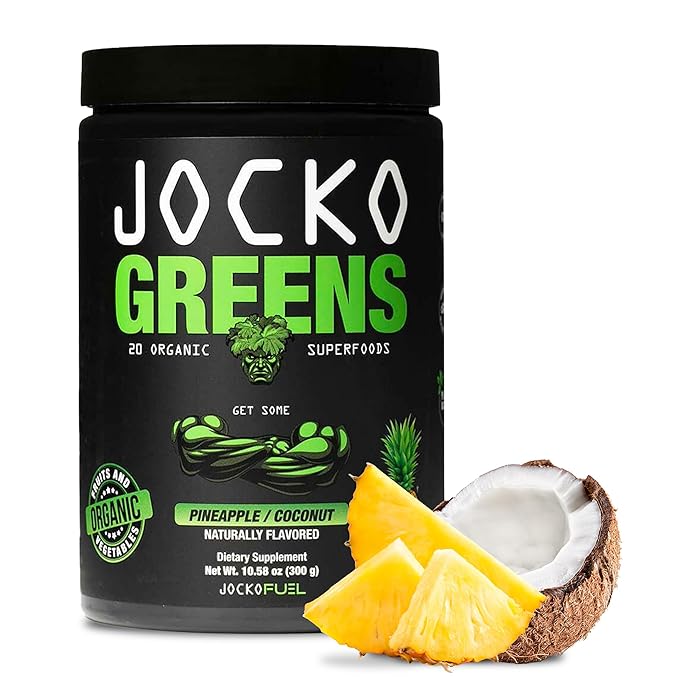 Jocko Mölk Grass Fed Protein Shakes - Ready to Drink (pack of 12) Chocolate + Jocko Fuel Daily Greens Pineapple Coconut