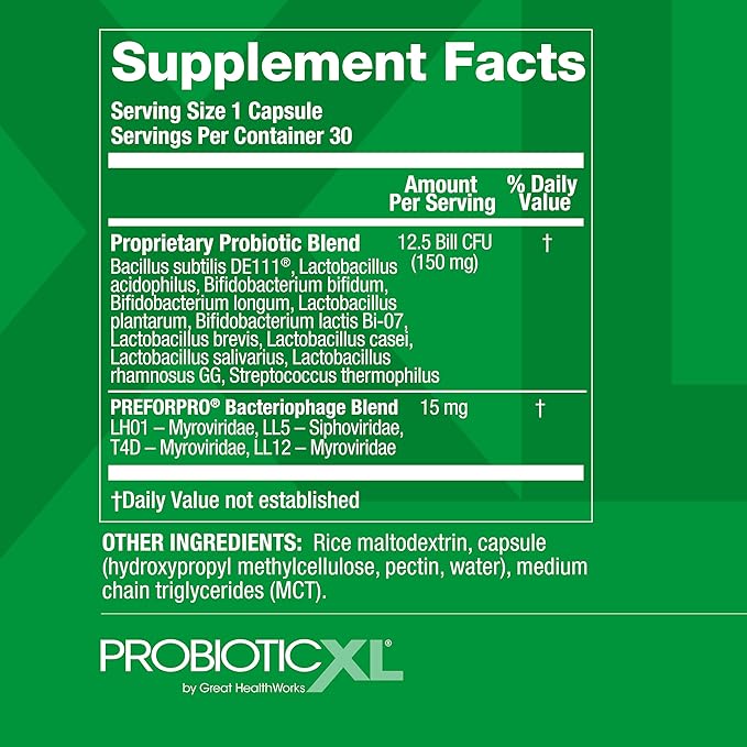 OmegaXL Powerful Joint and Muscle Support Supplement (60 Count) &amp Probiotic XL - PreforPro DE111 Shelf Stable - Promote Healthy Gut Flora Growth (30 Veggie caps)