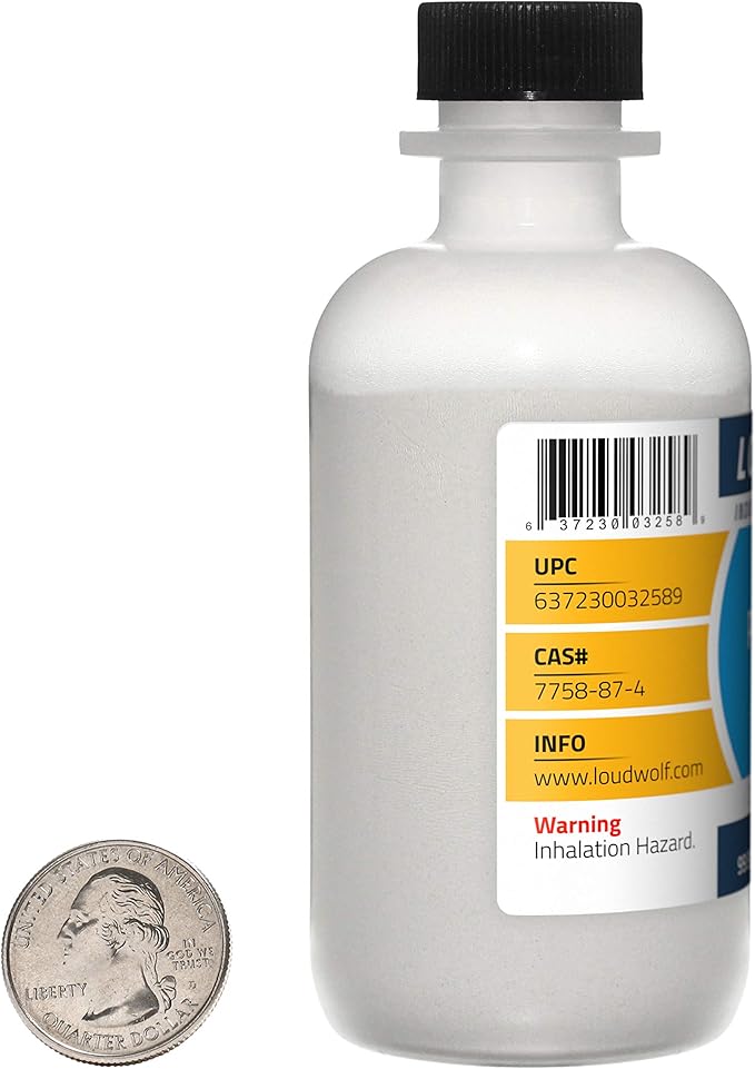 Calcium Phosphate Tribasic / 1 Pound / 8 Bottles / 99.9% Pure ACS Reagent Grade/Fine Powder