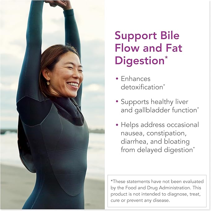 Biocidin Liver GB+ Liver Support &amp Gallbladder Supplements - Artichoke Extract &amp Milk Thistle for Detox - Optimize Toxin Removal &amp Fat Digestion - Soothe Side Effects from GLP-1 Therapy (6