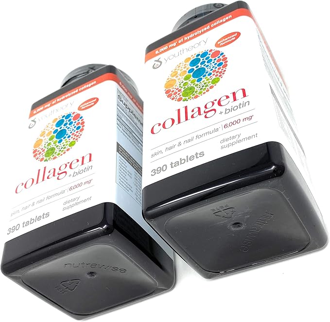 Youtheory Collagen Advanced Formula Tablets - 390 ct (2-Pack for 780 Ct)