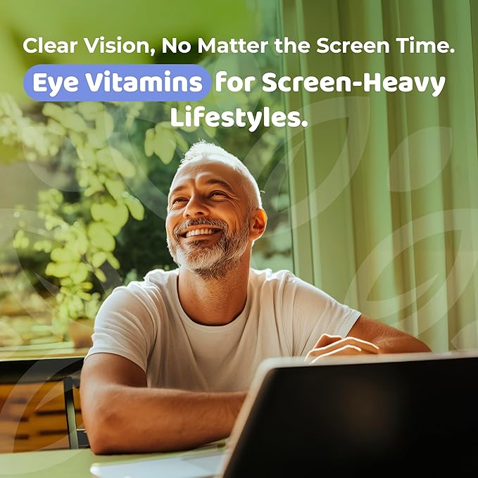 SightMax Eye Health Supplements - Eye Vitamins - with Bilberry Eyebright Lutein Zeaxanthin &amp More Vitamins - Vegan Non GMO Gluten Free - 3.5 Oz - 30 Servings - Berry Rush Flavor