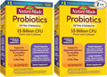 Nature Made Probiotics for Digestive Health Extra Strength 15 Billion CFU from Live CulturesProbiotics for Women and Men30 Probiotic Capsules30 Day Supply(Pack of 2)