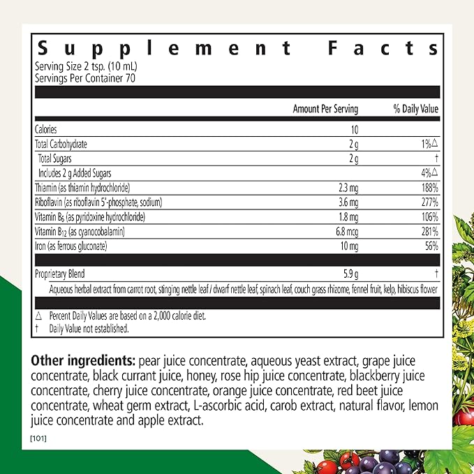 Floradix by Salus Magnesium (16.9 oz) &amp Iron &amp Herbs (23.7 oz) Bundle - Magnesium for Bone Support Digestive Health &amp More* - Iron Supplement for Healthy Energy Support*