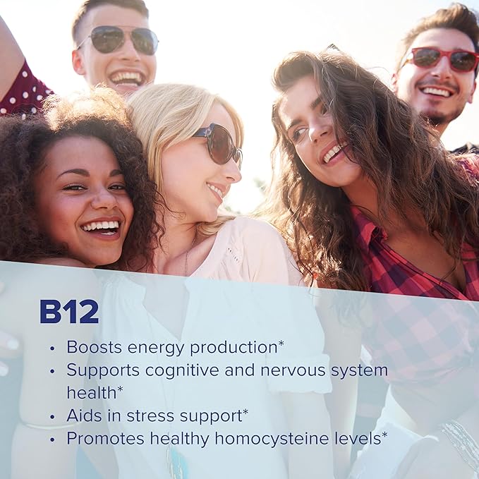 Superior Source No Shot Vitamin B-12 Methylcobalamin 2000 mcg B-6 &amp Methylfolate 1200 mcg - Supports Energy Brain and Heart Health - Bariatric Friendly - 60 Sublingual Dissolving Tablets