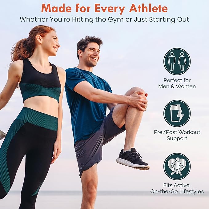 Creatine Monohydrate with L-Carnitine Beta-Alanine BCAAs - Enhance Performance and Recovery with Creatine Gummies and Pre Workout for Fitness and Atheletes - 5000mg Per Serving