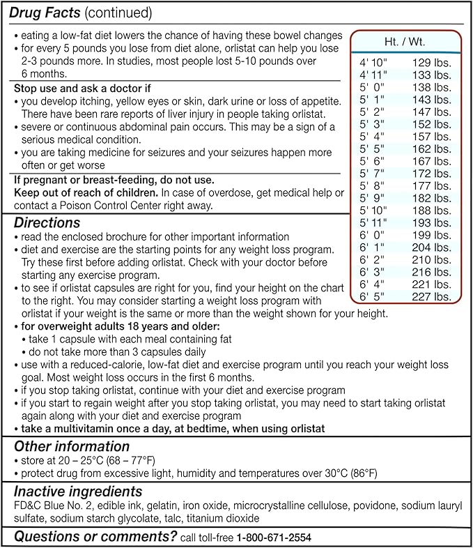 alli Diet Weight Loss Supplement Pills Orlistat 60mg Capsules Starter Pack Non prescription weight loss aid 60 count(Pack of 1)