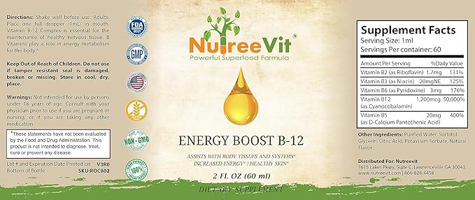 NutreeVit Energy Boost B-12