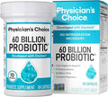 Physician's CHOICE Probiotics 60 Billion CFU - 10 Strains + Organic Prebiotics - Immune Digestive &amp Gut Health - Supports Occasional Constipation Diarrhea Gas &amp Bloating - for Women &amp M