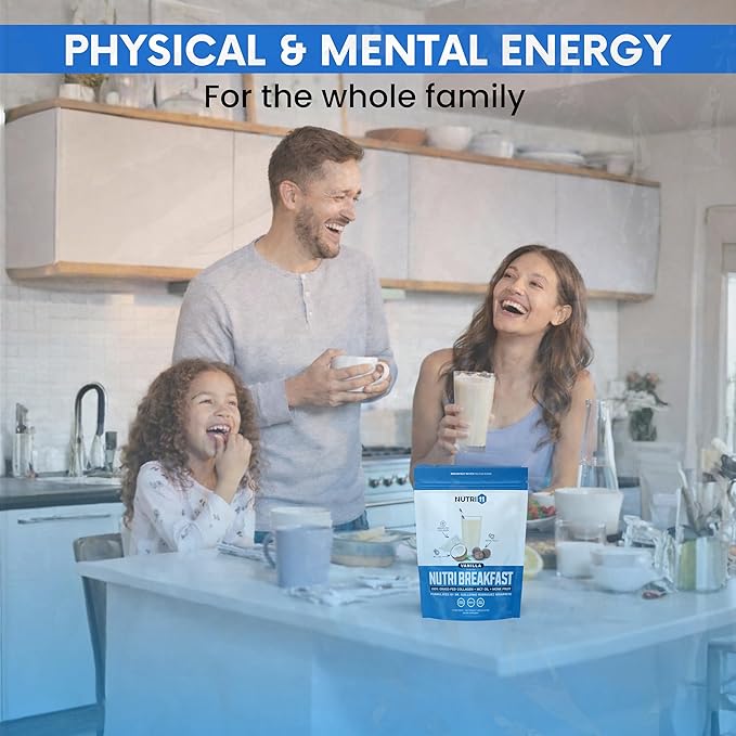 Nutri11 NutriBreakfast by Nutrillermo/Keto Protein Collagen Powder with MCT Oil/MCT Oil Powder with Collagen/Keto Collagen Peptides Powder with Grass-Fed Bovine Collagen Type I &amp III (15.9 Vanill