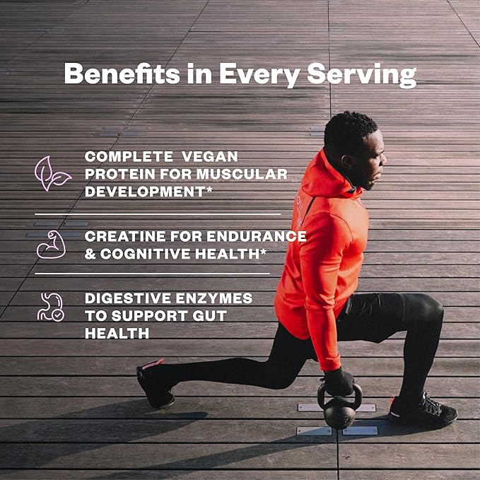 Complete Protein 25g Yeast Protein + 5g Creatine Monohydrate Vegan Dairy-Free Informed Sport Certified Post-Workout Recovery for Endurance Athletes Chocolate 21 Servings