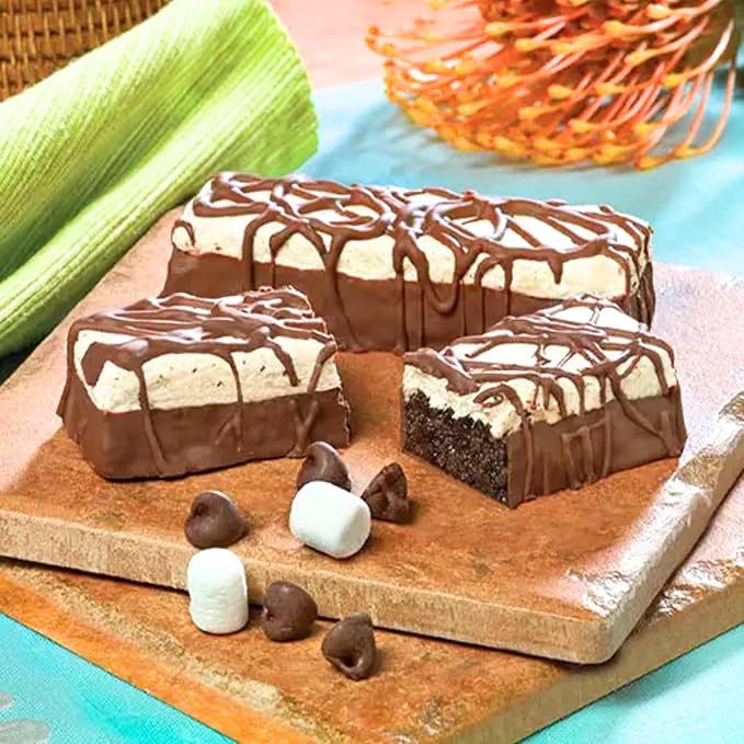 Nutmeg State Nutrition High Protein Bars 7 Servings Per Box (1 Box (7 Servings) Marshmallow Brownie Crisp)