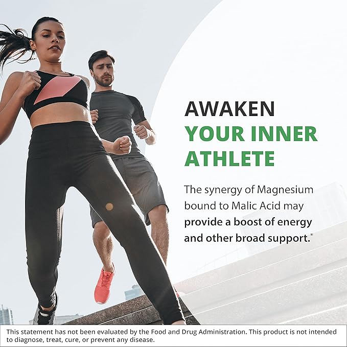 NutraMedix Fitness Plan Supplement Bundle - Includes Magnesium Malate for Energy &amp Athletic Support and Serrapeptase for Joint &amp Mobility Wellness - Fitness Support Supplements -2-Piece Capsul