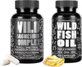 Wild Magnesium Complex 7X &amp Fish Oil Omega 3 Supplements